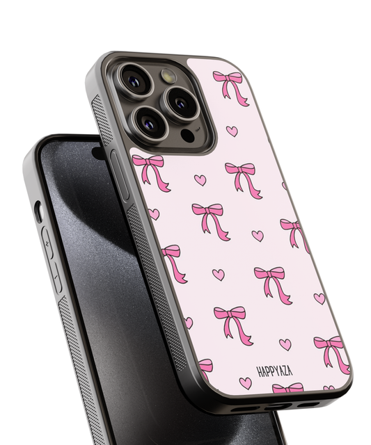 Pink Bows With Hearts Designer Phone  Case