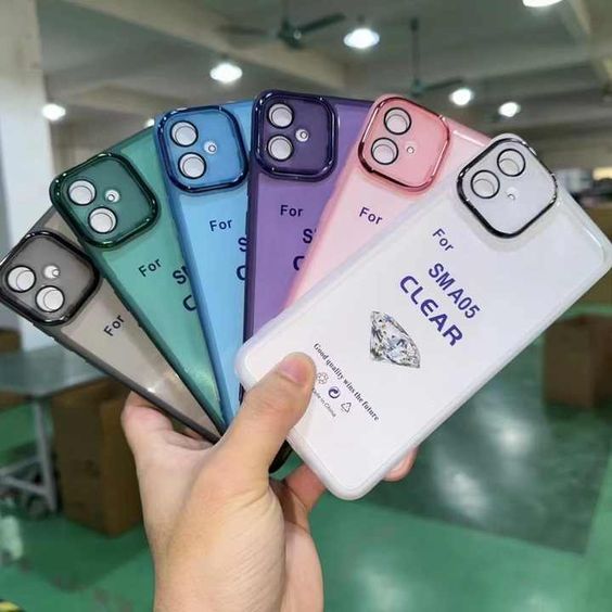 Ultra-thin Colorful Transparent Clear Lens Protective TPU Phone Case