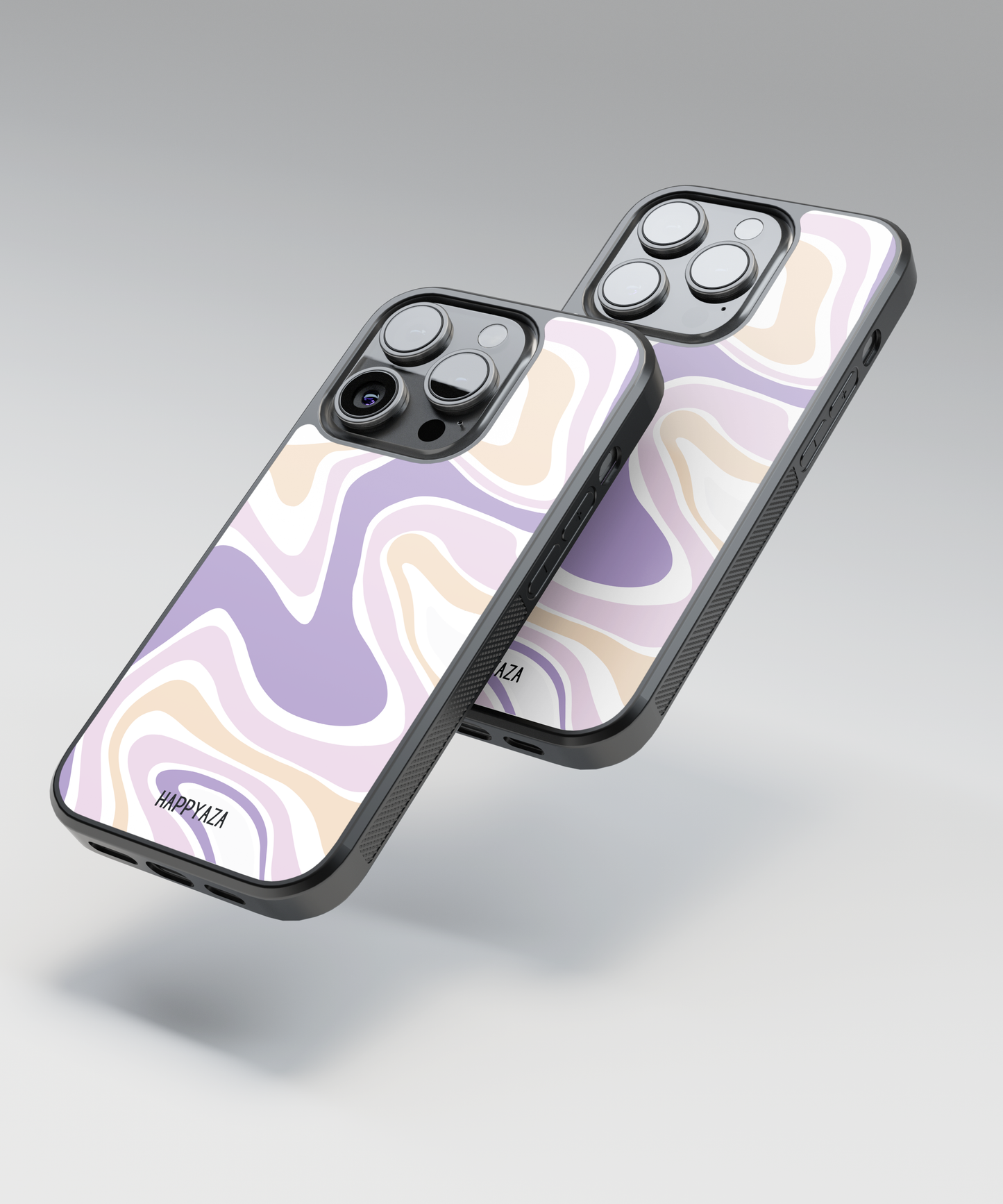 Purple Swirl Designer Phone Case