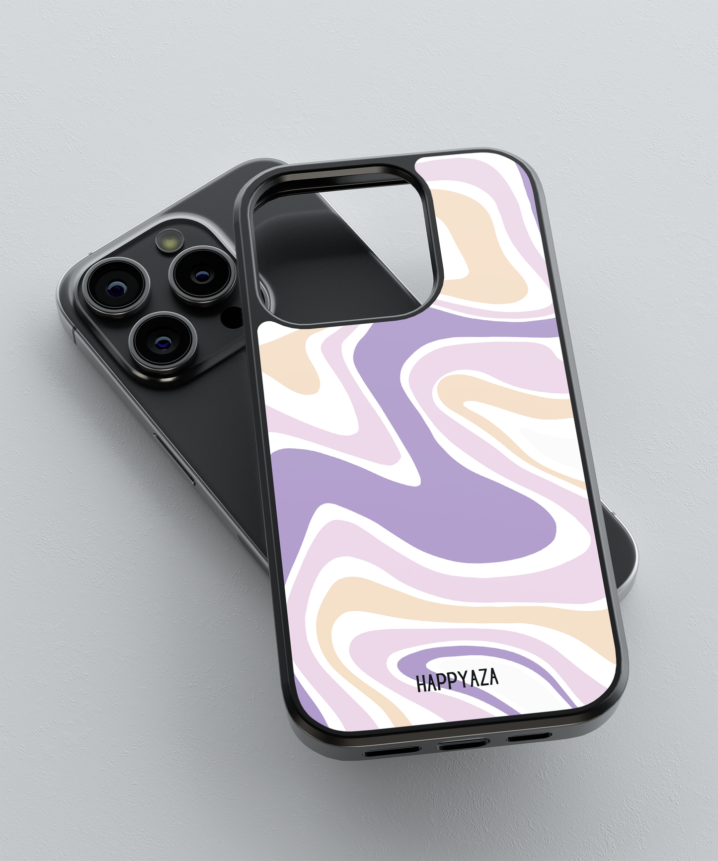 Purple Swirl Designer Phone Case