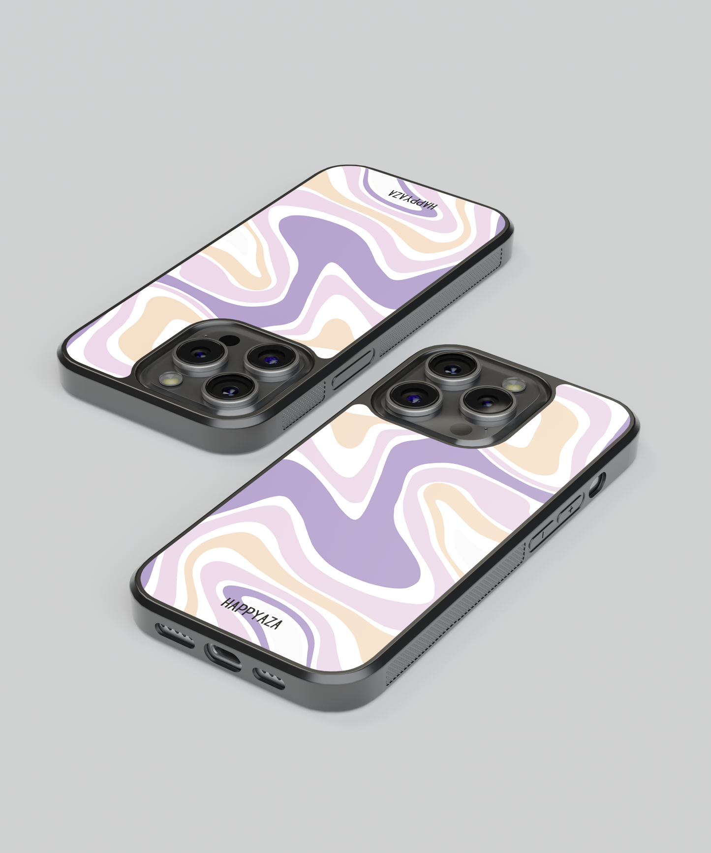 Purple Swirl Designer Phone Case