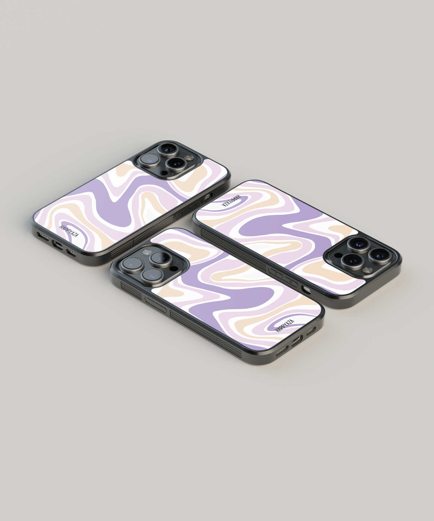 Purple Swirl Designer Phone Case