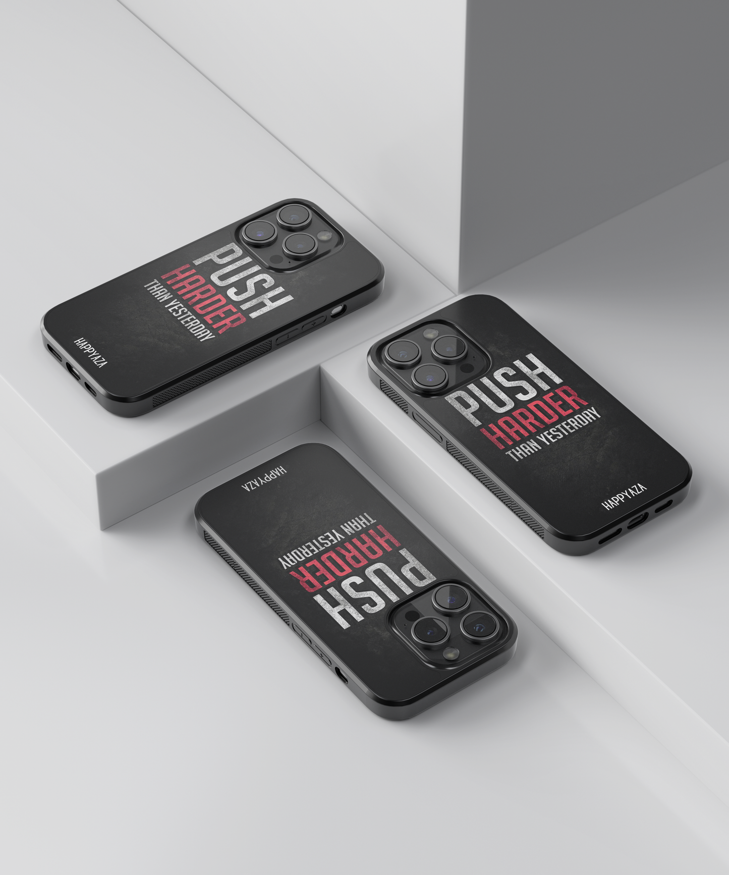 Push Harder Than Yesterday Designer Phone Case