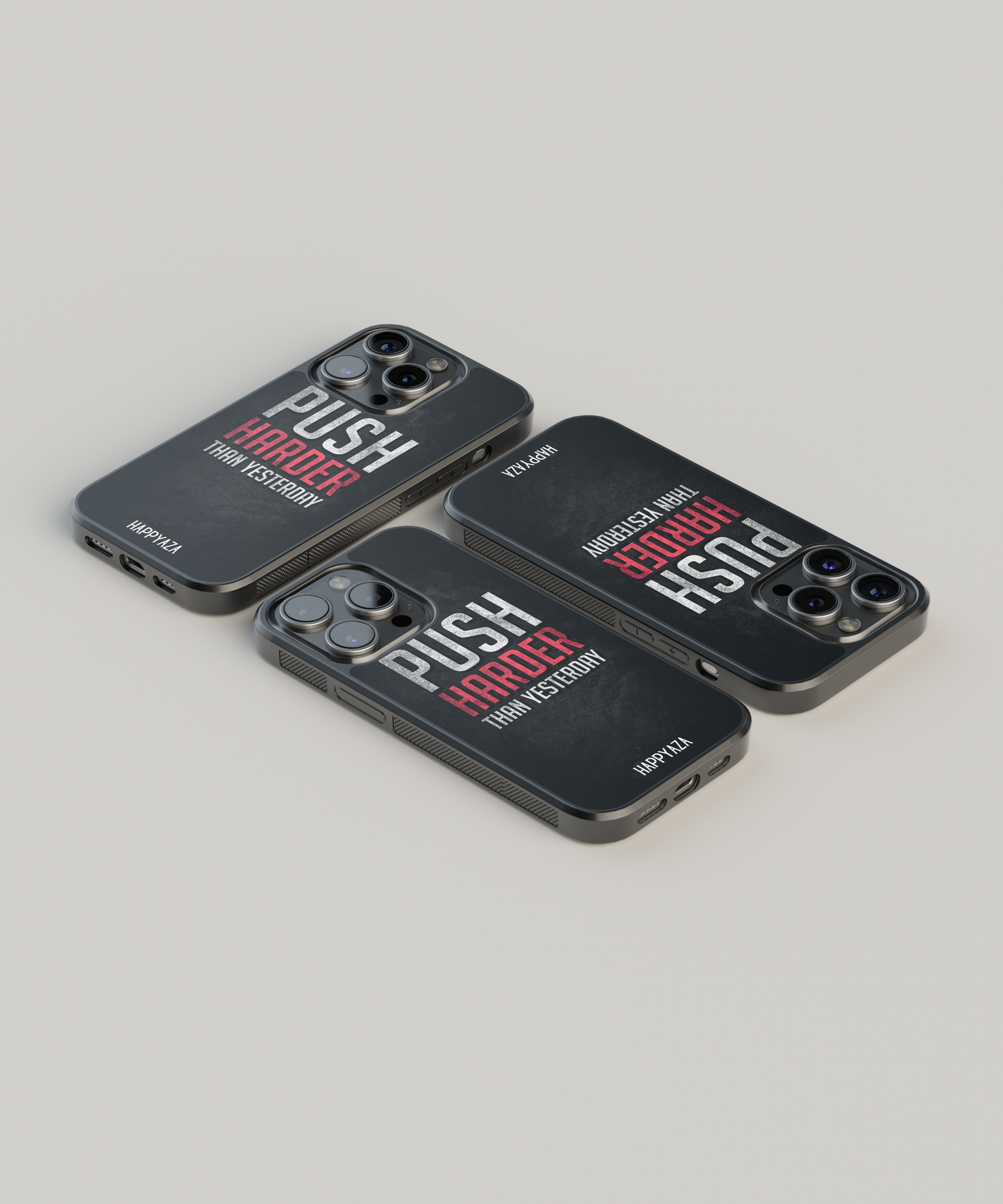 Push Harder Than Yesterday Designer Phone Case