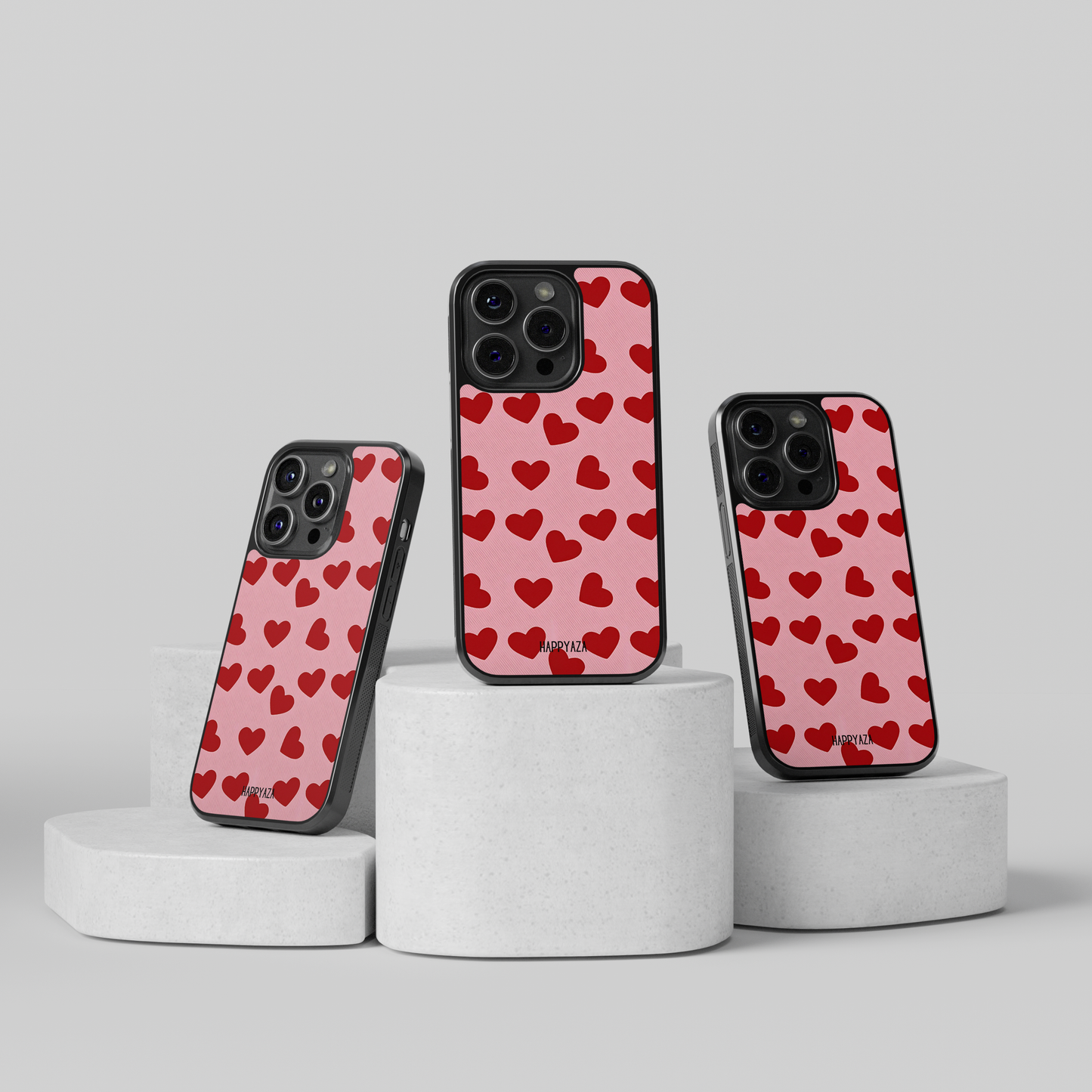 Red Heart Designer Phone Case