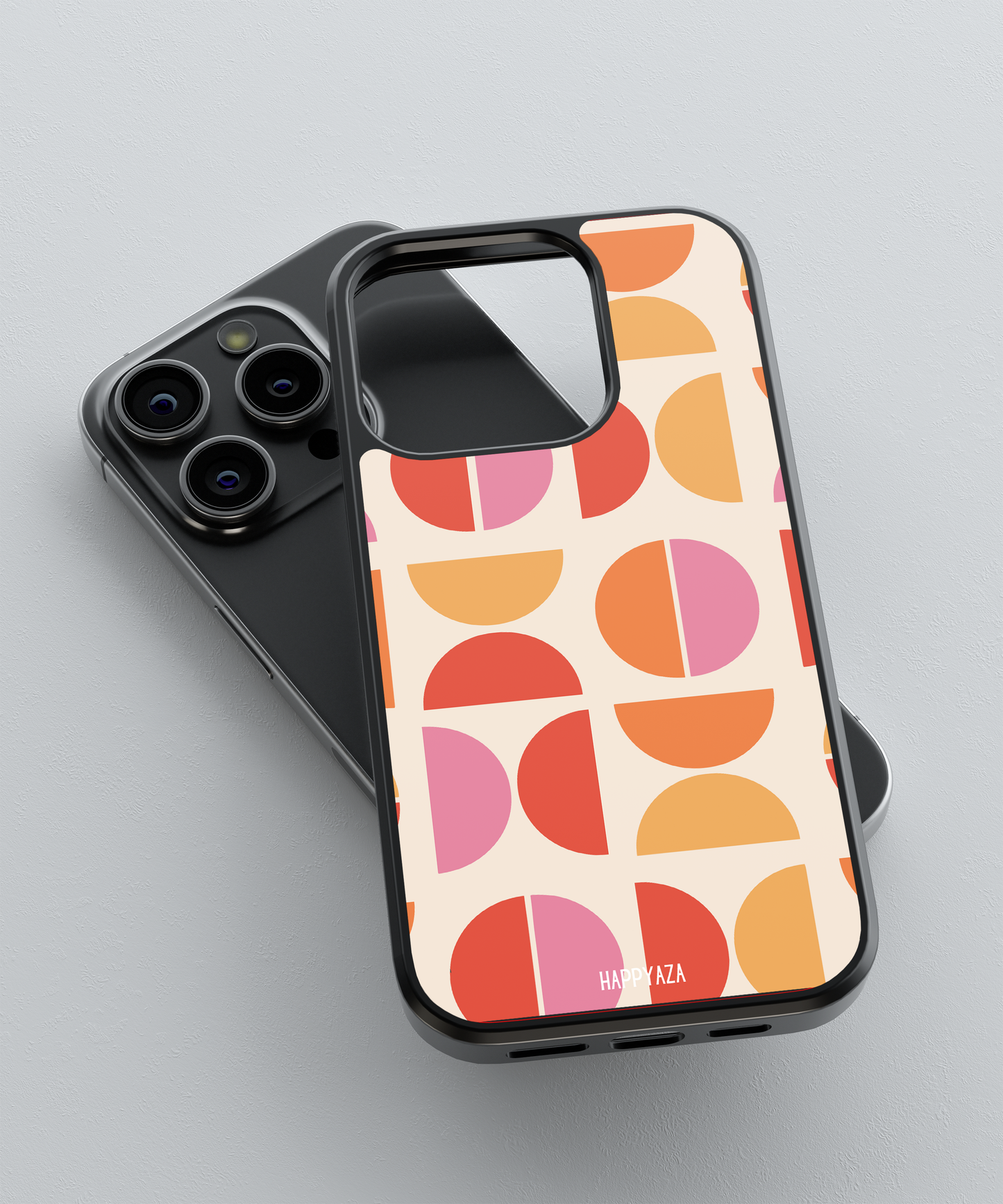Abstract Semi-Circle Designer Phone Case