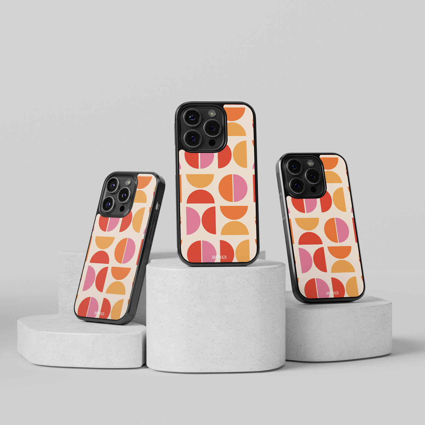 Abstract Semi-Circle Designer Phone Case