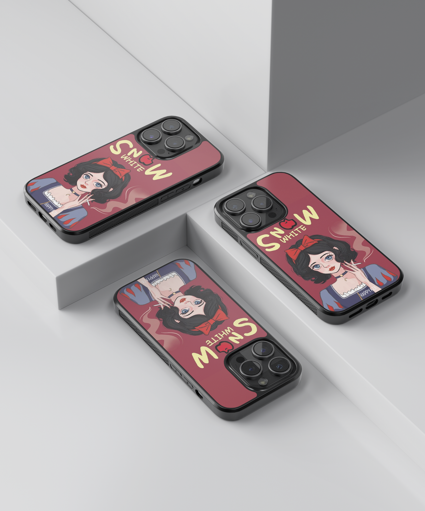Premium Snow White Designer Phone Case