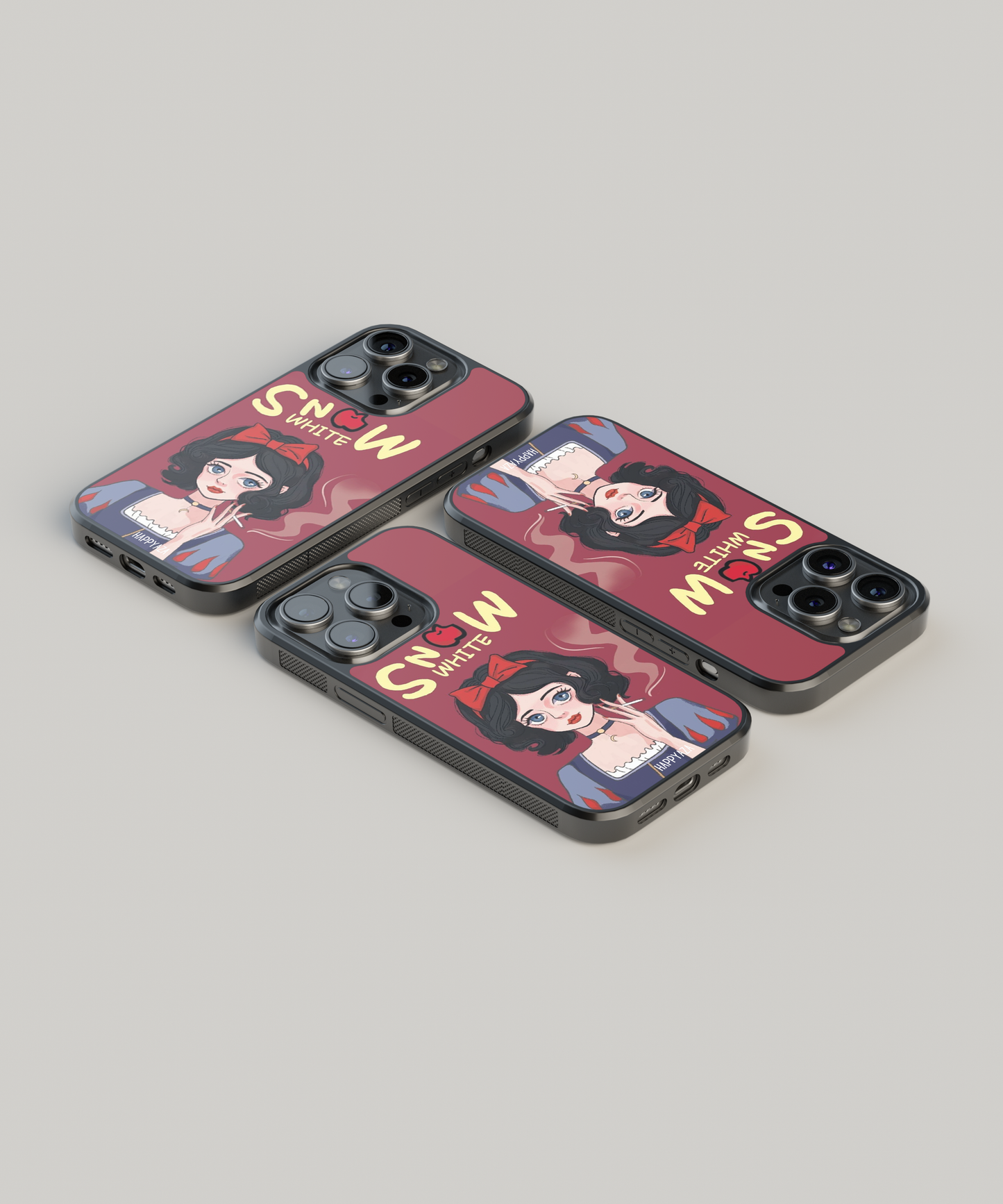 Premium Snow White Designer Phone Case