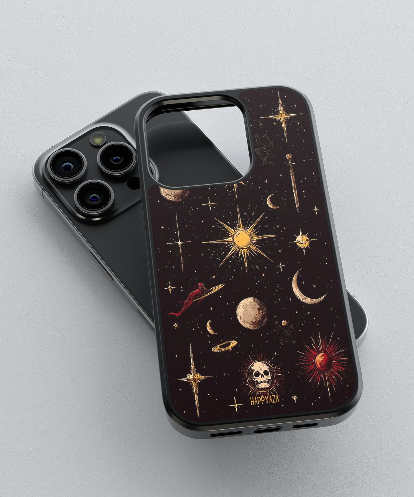 Mystic Moon and Stars Designer Phone Case