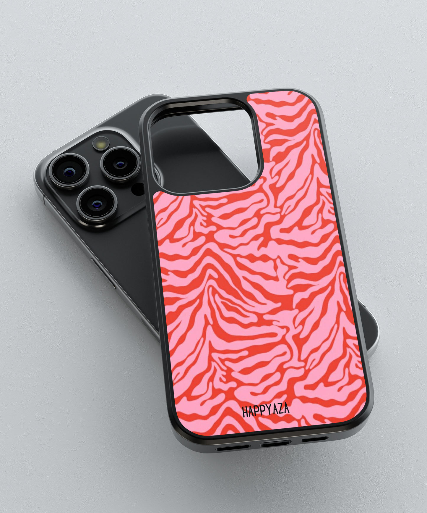 Pink & Red Zebra Designer Phone Case