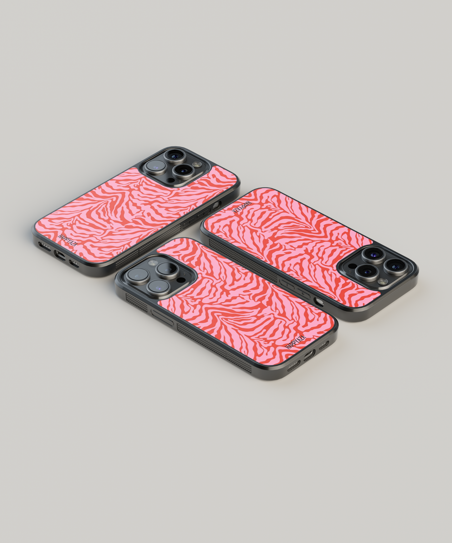 Pink & Red Zebra Designer Phone Case