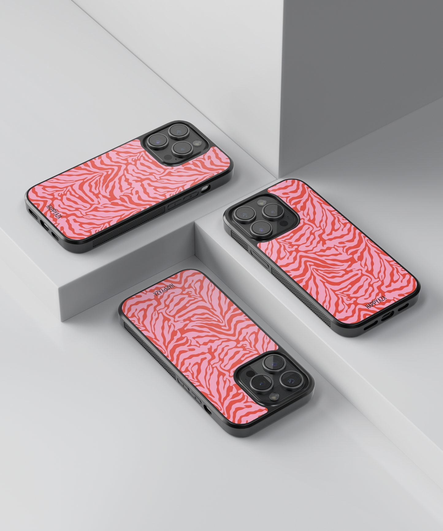 Pink & Red Zebra Designer Phone Case