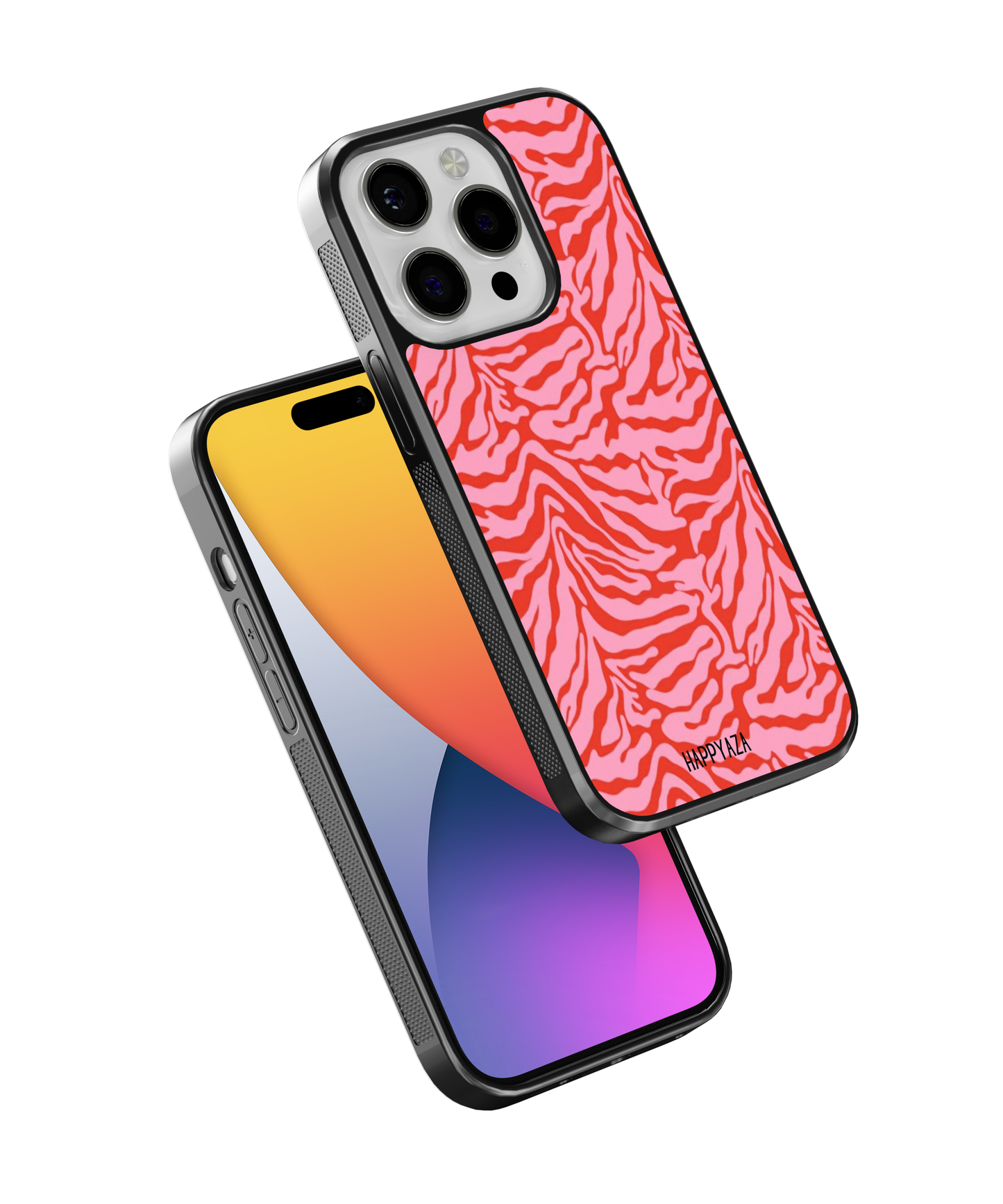 Pink & Red Zebra Designer Phone Case