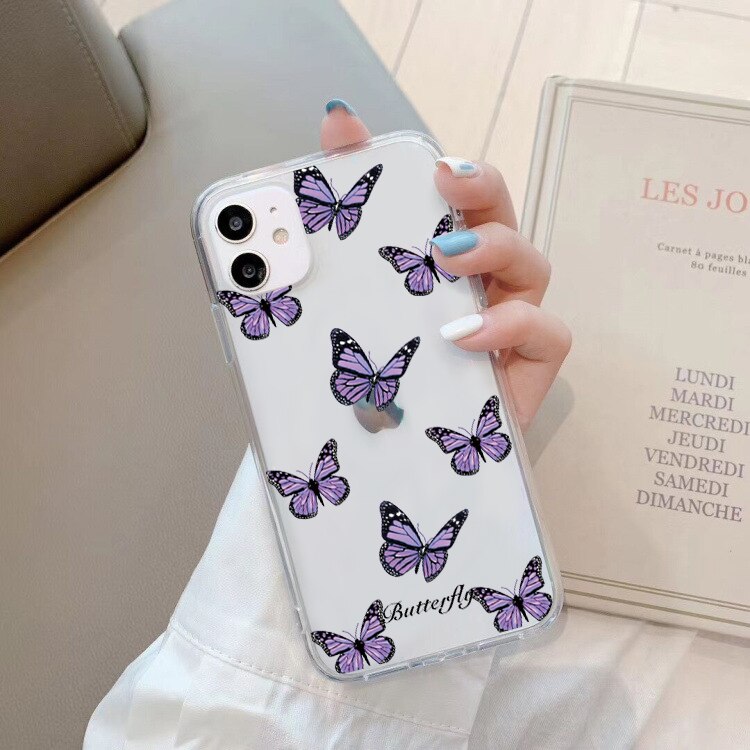 Butterfly Soft Silicone Phone Case