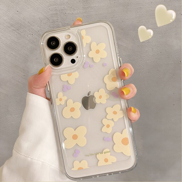 Floral Soft Silicone Phone Case