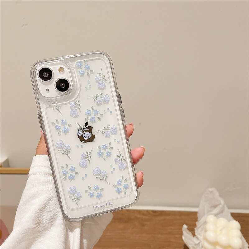 Floral Soft Silicone Phone Case