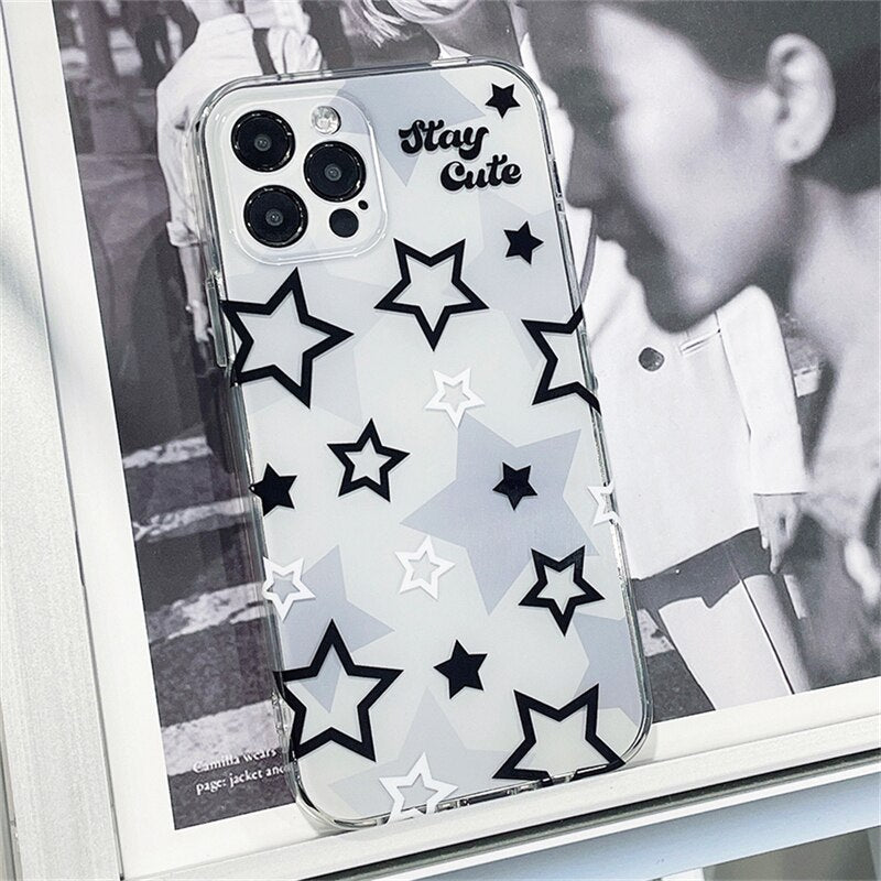 Stay Cute Stars Soft Silicone Phone Case