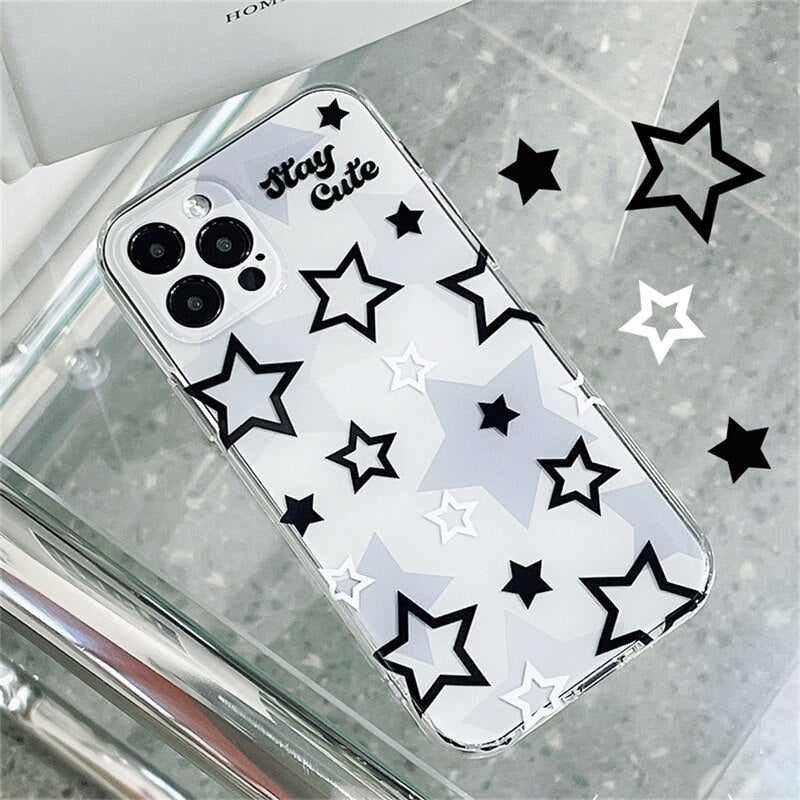 Stay Cute Stars Soft Silicone Phone Case