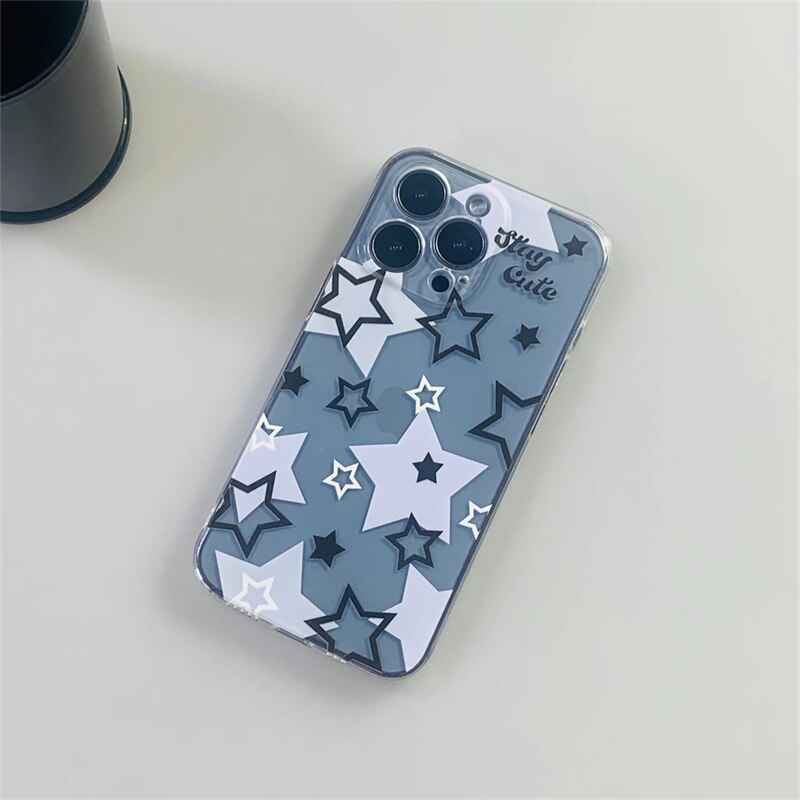 Stay Cute Stars Soft Silicone Phone Case