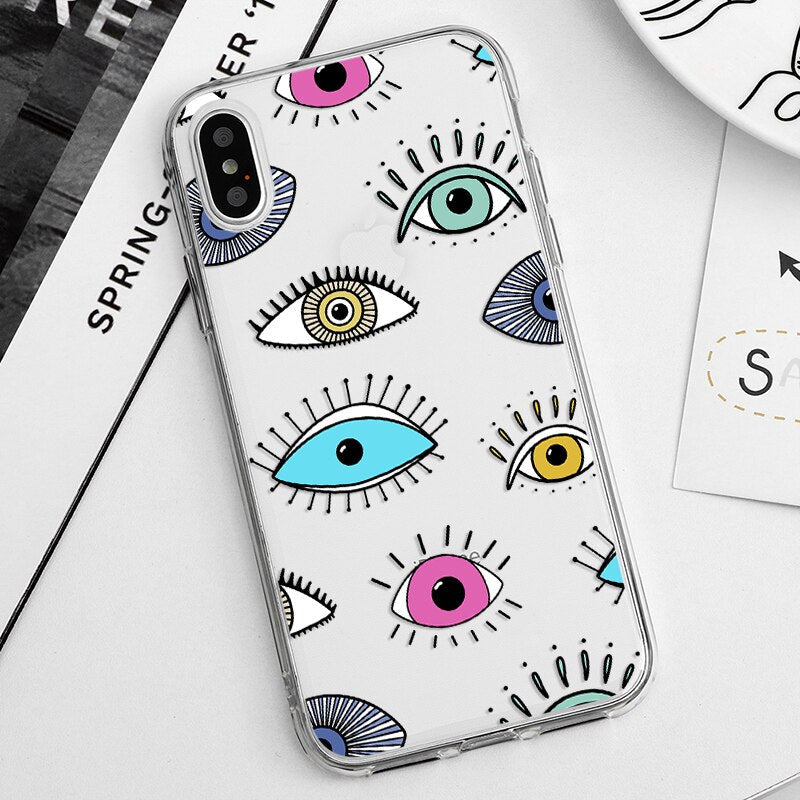 Evil Eye Soft Silicone Phone Case