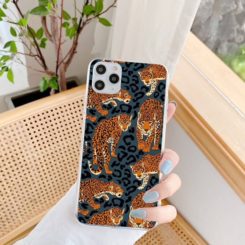 Leopard Soft Silicone Phone Case