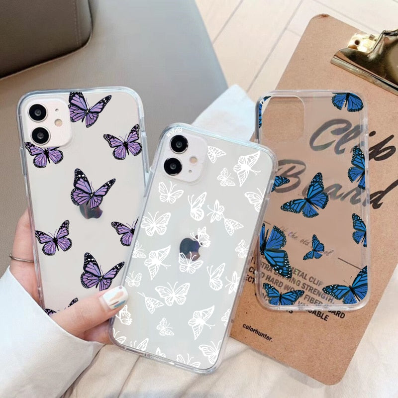 Butterfly Soft Silicone Phone Case