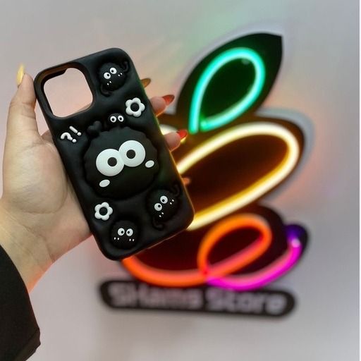 Cute Cartoon Silicone With Pop Stand Phone Case