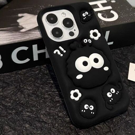 Cute Cartoon Silicone With Pop Stand Phone Case