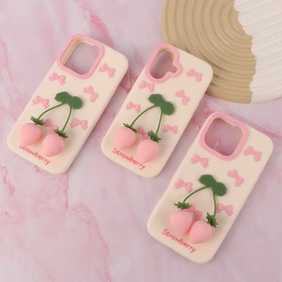 Peachy Strawberry Pop Phone Case