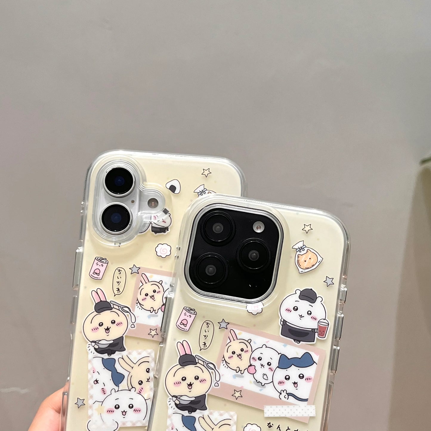 Chika Chill Squad Cartoon Phone Case With Beaded Strap
