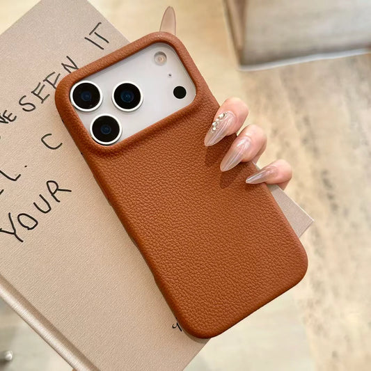 Slim Protective Leather Texture Phone Case