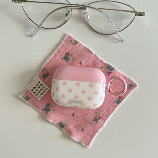 Wave Point Glossy Polka Dot AirPods Case