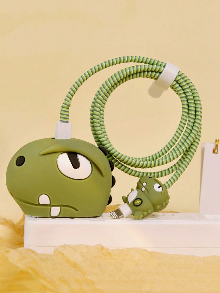 Cute Cartoon Series Fast Charger Protector for iPhone(Cute Dinosaur)