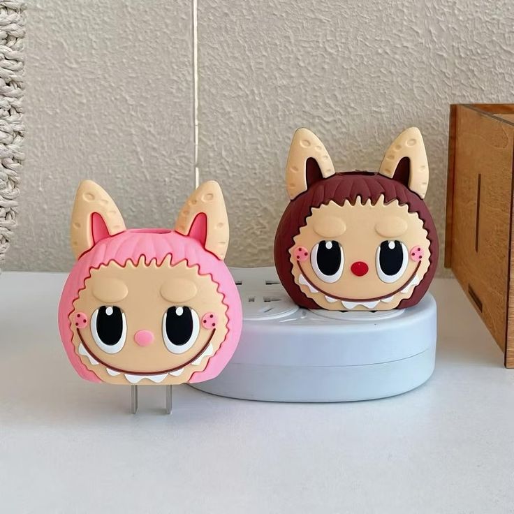 Cute Cartoon Series Fast Charger Protector for iPhone (Cute LABUBU)
