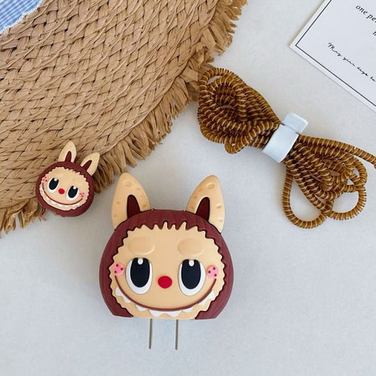 Cute Cartoon Series Fast Charger Protector for iPhone (LABUBU)