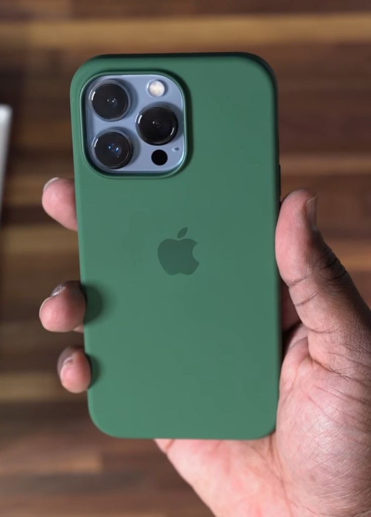 iPhone Original Liquid Silicone Phone Case (Dark Green)