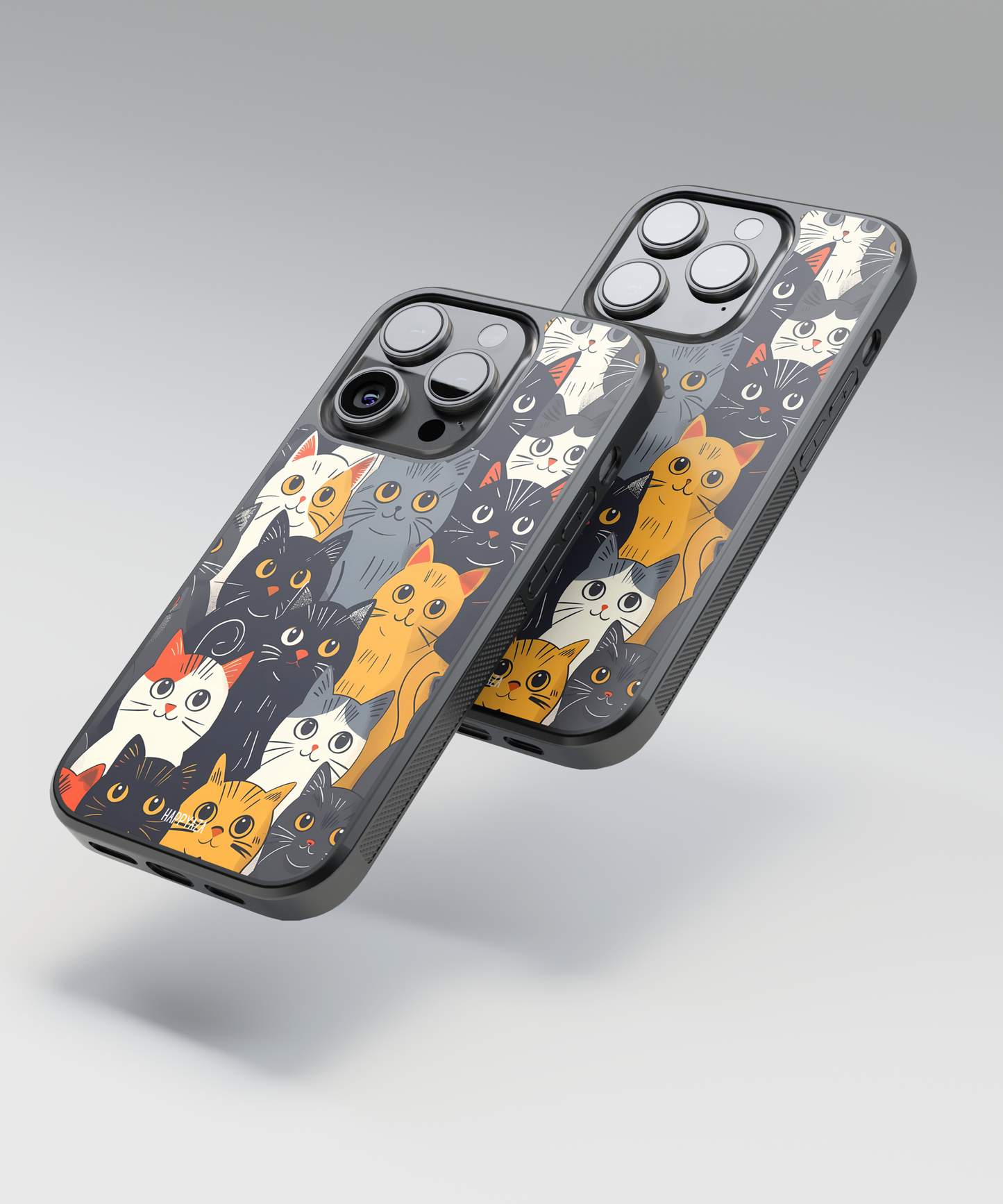 A Bunch Of Cats That Are Sitting Together Designer Phone Case