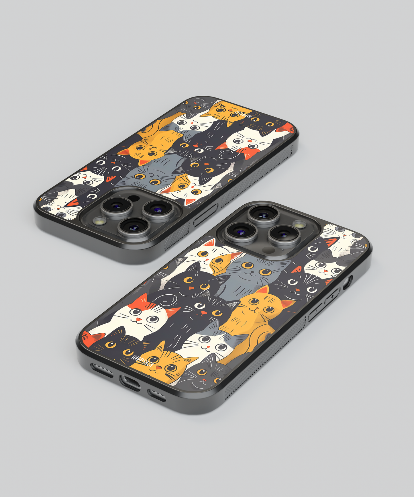 A Bunch Of Cats That Are Sitting Together Designer Phone Case