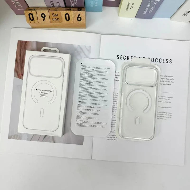 Aura Clear Mag IC Pop up Phone Case (With Box Packing)