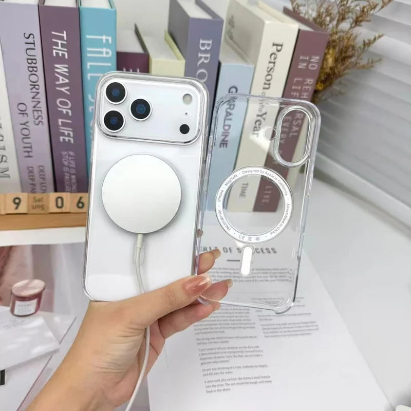 Aura Clear Mag IC Pop up Phone Case (With Box Packing)