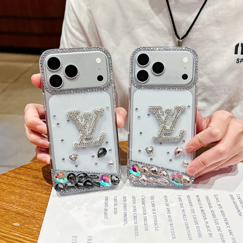 Bling Monogram Phone Case