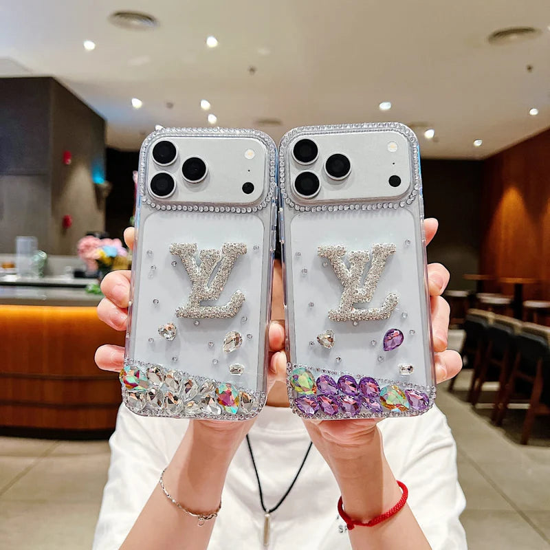 Bling Monogram Phone Case