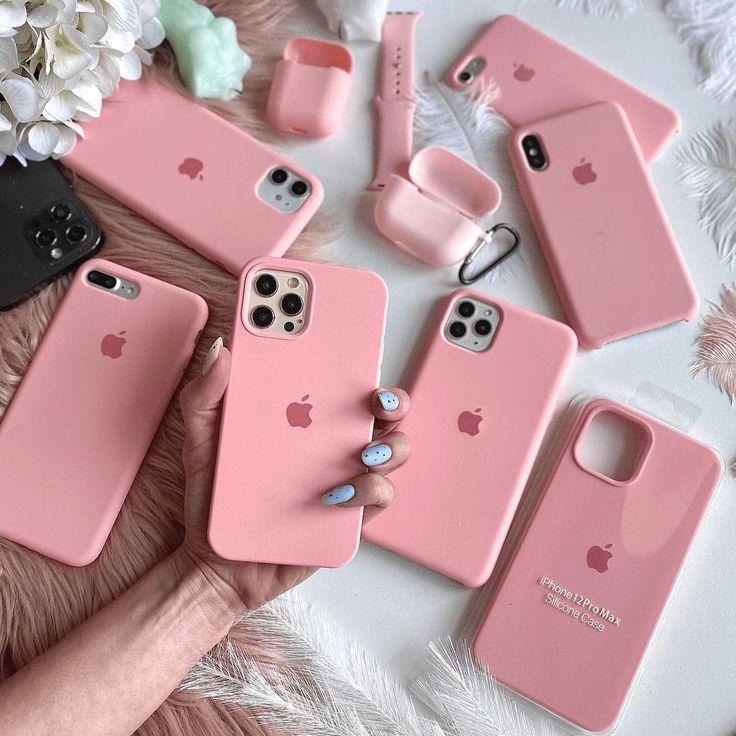 iPhone Original Liquid Silicone Phone Case (Baby Pink)