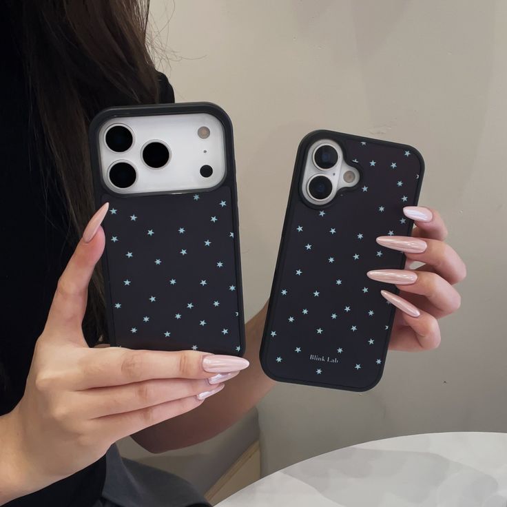 Elegant Midnight Star Silicone Phone Case