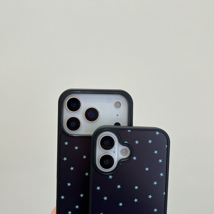 Elegant Midnight Star Silicone Phone Case