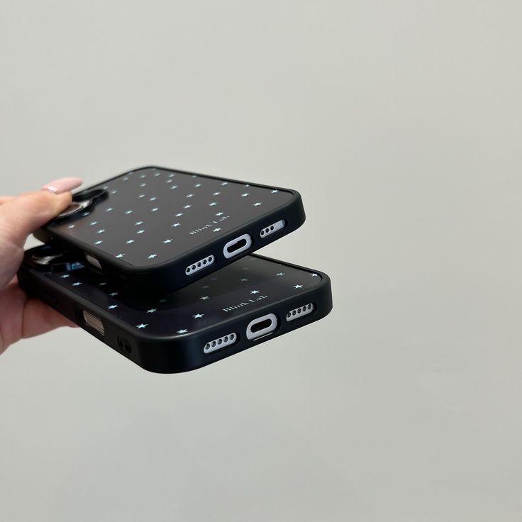 Elegant Midnight Star Silicone Phone Case