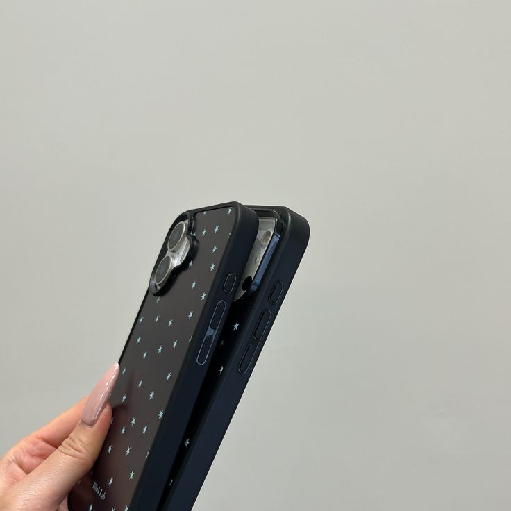 Elegant Midnight Star Silicone Phone Case