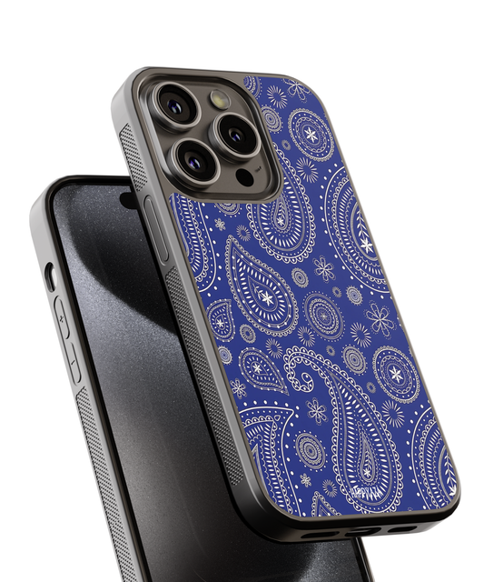 Blue paisley Designer Phone Case