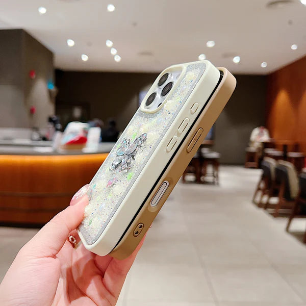 Butterfly Charm Diamond Phone Case